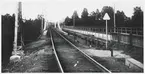 Järnvägsbron vid Krylbo på linjen mellan Krylbo och Storvik.