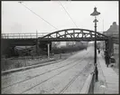 Viadukt vid Olskroken på linjen mellan Göteborg och Halmstad.