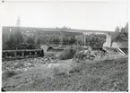 Järnvägsbron på linjen mellan Härnösand-Sollefteå. Järnvägen ska läggas om och bron slopas.