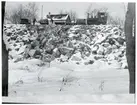 Bankfyllning i november 1923 på Södermalm. Möjligen på sträckan mellan Årstabron och Maria Bangata.