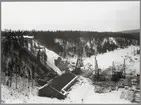 Brobygget vid Öreälven den 2 mars 1917.