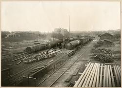 Slipersimpregnering, Krylbo. Till vänster i bild ser vi även