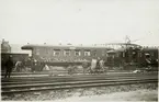 Kollision med passagerarvagn Statens Järnvägar, SJ C 2514 vid växling på Stockholm Centralstation mars 1930.