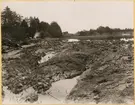 Kustområdet nedanför tågolyckan i Getå den 1 oktober 1918 som orsakades av ett jordskred.