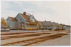 Stationen byggdes 1924. Förrådet byggdes 1962