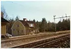 Trödje station omkring år 1972.