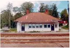 Bergvik station omkring år 1972.