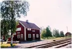 Leksboda håll- och lastplats omkring år 1972.