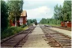 Fågelsjö station. Bilden tagen i samband med stationshusinventering.