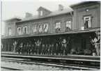 Stins von Post med personal på Sollefteå station