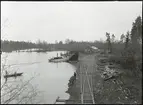 Hamnen vid Gammelkroppa med Östra Värmland station 
Kroppa Järnväg 1857-1874 Sjöbana .