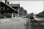 Älvdalen station. Statens Järnvägar, SJ YBo7 1157.