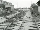 Järnvägsbygget på linjen mellan Kristianstad-Karlshamn.