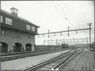 Göteborg centralstation.
Statens Järnvägar D lok.