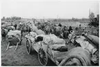 Finska flyktingar i Haparanda, hösten 1944.