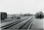 Finska flyktingar i Haparanda, hösten 1944.