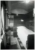 Sovrummet i Kung Gustaf V:s vagn. Statens Järnvägar, SJ Ao3 2904.