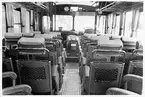 Interiör från Statens Järnvägar, SJ buss 1629.