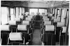 Interiör från Statens Järnvägar, SJ buss 1629.