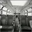 Interiör från en turistbuss. Statens Järnvägar, SJ buss 2281.