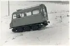 Statens Järnvägar, SJ bandvagn 9007, specialbyggd åt Statens Järnvägar på 1950-talet.