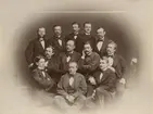 Gruppfoto av Ingenjörer och Nivellörer i Linköping år 1875.