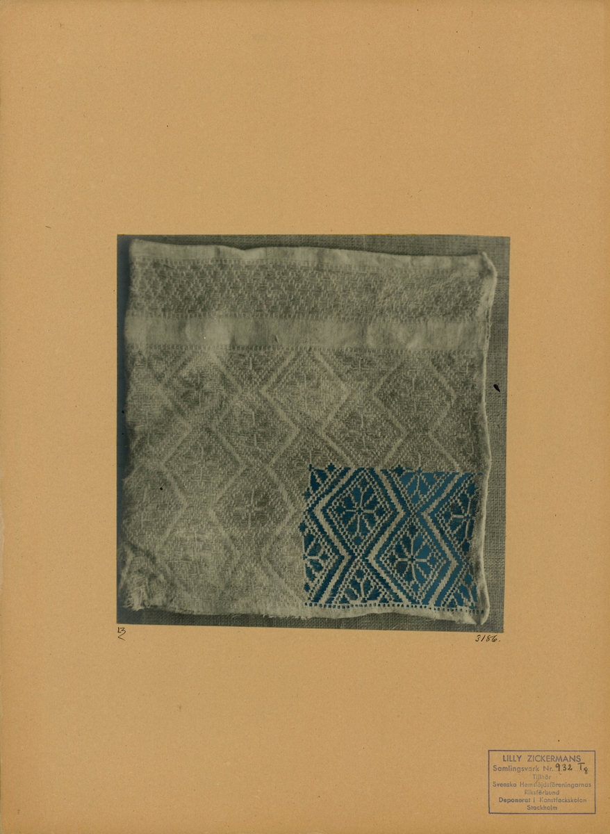 Fragment av blådragning.