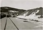 Bangården vid Idkerberget station 1964.