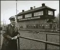 Ställverket på Grängesbergs malmbangård 1961.