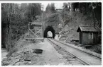 Norra tunnelmynningen vid tunneln norr om Graversfors. På linjen mellan Graversfors och Näkna.