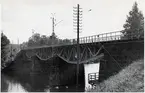 Järnvägsbron över älven.