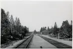 Vallvik station riktning mot  Söderhamn.