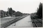 Vallvik station riktning mot Gävle.