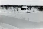 Vy över bostadshus i Bergfors.