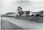 Efterdyningarna av jordskredet i Surte som inträffade den 29 september 1950. Pågående uppröjningsarbete.