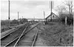 Bangården vid Bjuv station.