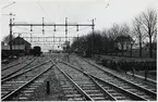 Bangård vid Teckomatorp järnvägsstation.