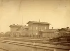 Herrljunga station 1872.