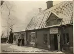 Liljeholmen. Provisoriskt stationshus under ombyggnadstiden 1909-1910