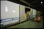 Lastning av jumbo container.