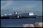 M/S Rostock vid Trelleborg färjeläge.