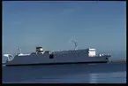 M/S Rostock vid Trelleborg färjeläge.