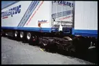 Trailerzug, roadrailer. Trailer monterad på Uas boggi.