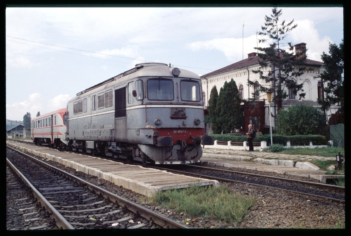 Caile Ferate Române, CFR 60-0747-0 vid Leorda station, Rumänien.