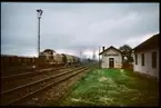 Bangården vid Tirgu Mure Sud station, Rumänien.