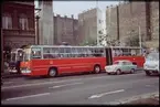 Trådbusstrafik i Budapest, Ungern.