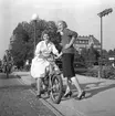 Semesterfirare hemma.
29 juli 1958.