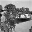 Engelsk båt i Örebro.
5 augusti 1958.