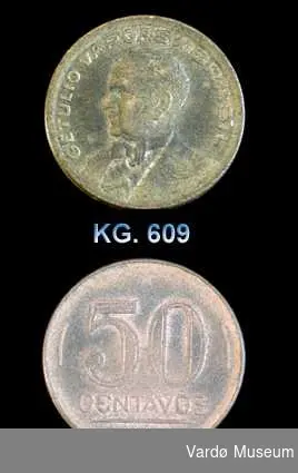 50 centavos. Brasil.