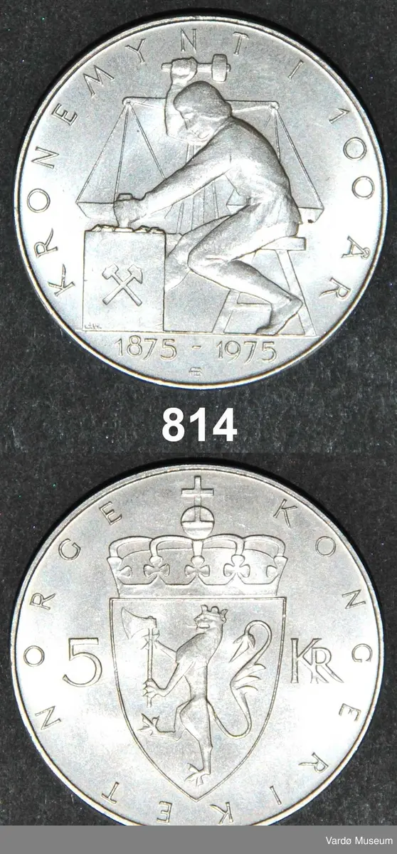 5 kroner. Norsk.